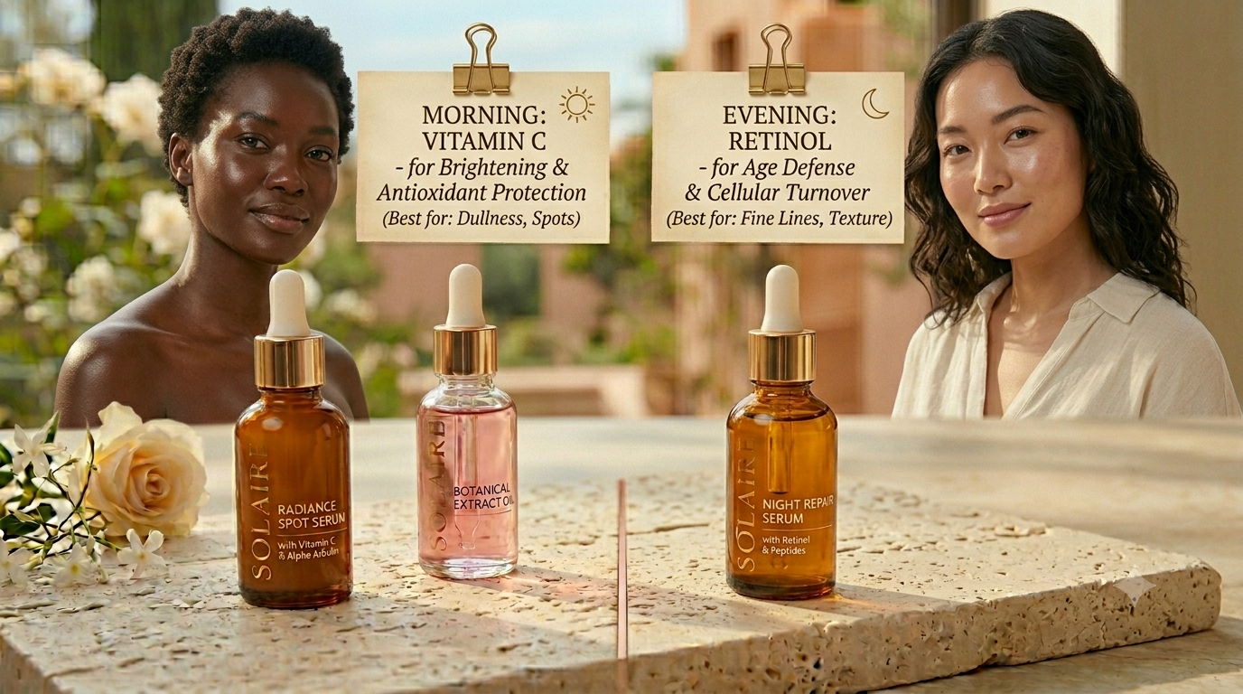 Vitamin C vs. Retinol: The Ultimate Serum Guide for Your Skin Type