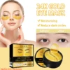 24K gold eye mask