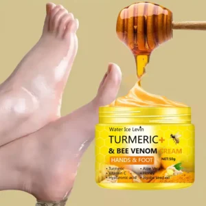 Turmeric bee venom foot cream